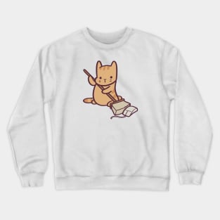 A game of Cat and Mouse Crewneck Sweatshirt